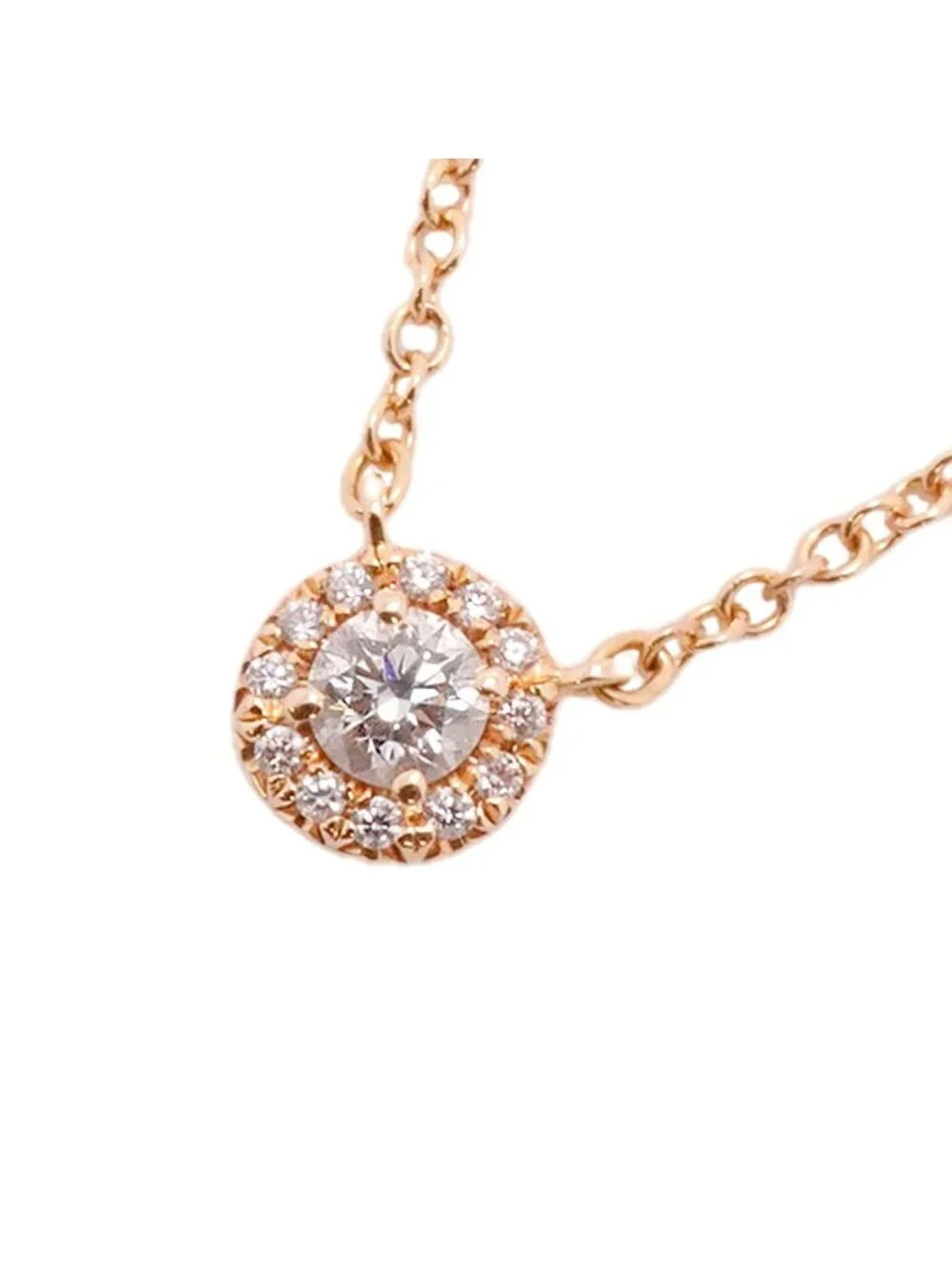 Tiffany & Co Necklace Soleste 18k Pink Gold Diamond